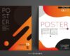 Abstract Editable Poster Design Set Vector Download