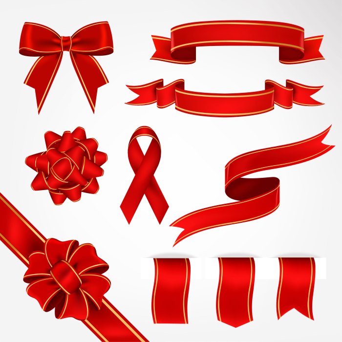 Premium Vector | Decorative ribbon design.